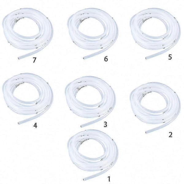 Fleksibel silikone gummislange 4/5/6/7/8/10mm 1m elastisk rør til gør-det-selv og reparation 6*9mm