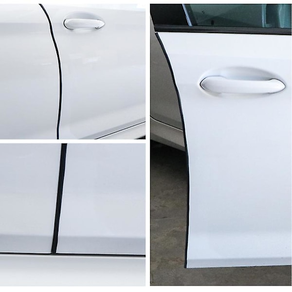 Bildörr Anti Collision Strip U Typ Universal Gummi Bildörr Skydd Kantskydd Trim Styling Formlist List Bildekaler 5m| | Transparent