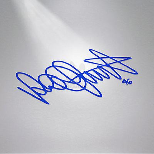 Signature-moottoripyörätarra Vedenpitävä moottoripyörän heijastava tarra - Tarrat &amp; Tarrat Reflective Blue
