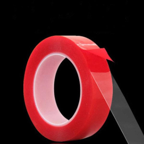 3m Nano doble sider selvklebende tape Sporløs høy viskositet Gjennomsiktig vanntett film veggfaste klistremerker Biltilbehør| | 8mm