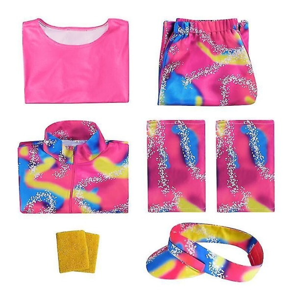 Ken Cosplay Costume Sports 6-osainen set miehille S