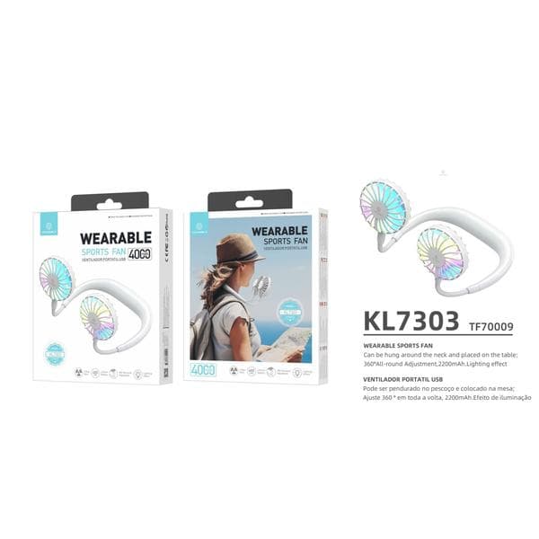 Practical & Powerful Travel Fan - 4000mAh