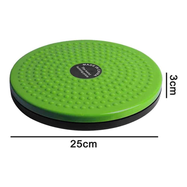 Body Sculpting Twist Board Fitness Bantning Machine Roterande bräda Kvinnliga Twisting Exercise Green