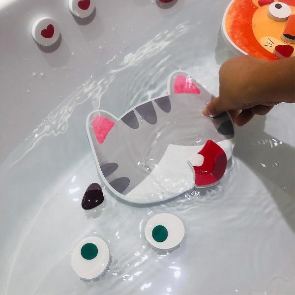 Morsomt uttrykk Puslespill Leker Kreativt veggklistremerke Badeleker for barn