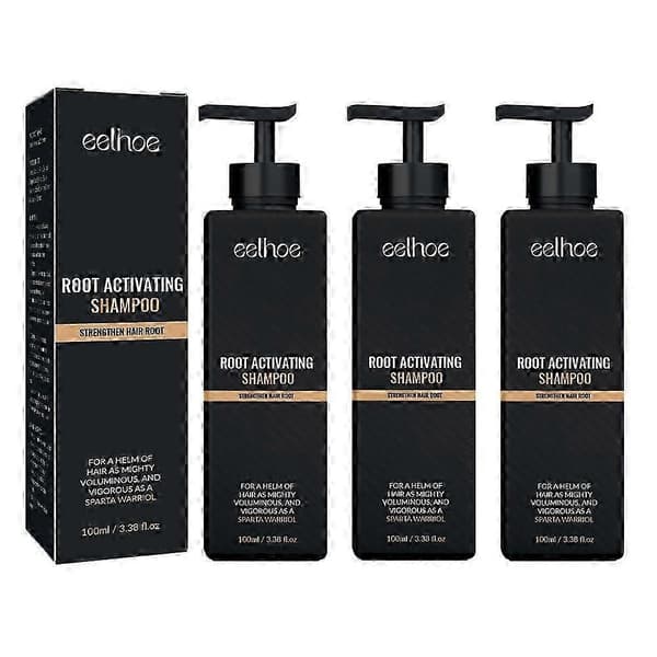 1-3 stk. Root Activator Shampoo, SPARTAN Hårtabsshampoo, Shampoo Root Activator 3pcs