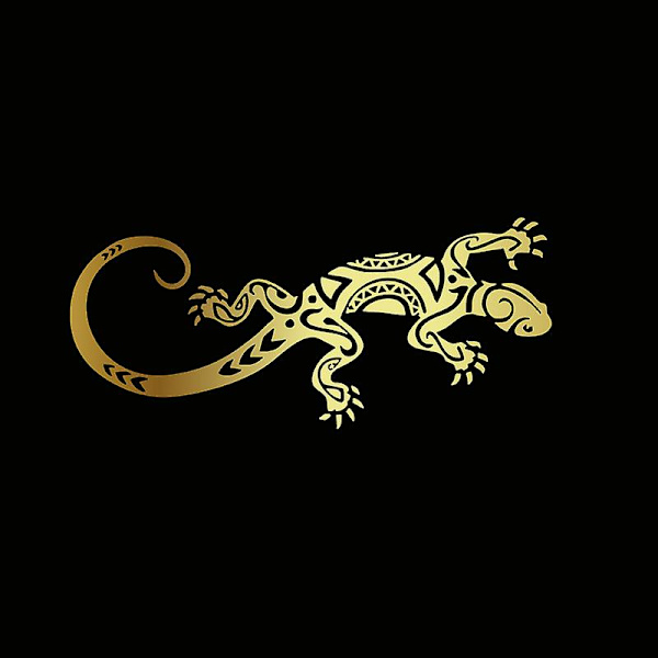 Moottoripyörän tarrat Hauskat Matelijan Lizard Decor Autotarrat Moto Auto Tarrat Hauskat Jdm Vinyyli Auton Styling|Tarrat &amp; Tarrat| Chrome Gold