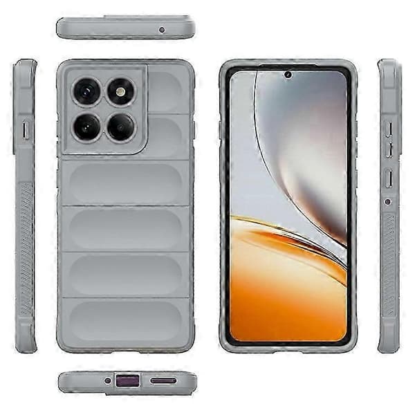Motorola Edge 60 Pro 5G Fodral Stötsäkert TPU Robust Anti-fall Telefonskydd LightGrey