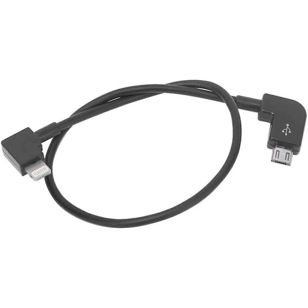 Mikro-USB-kabel, RC-mikro-USB-kabeltilbehør Kompatibel med Mavic Mini Drone (Micro-USB til iPhone USB)