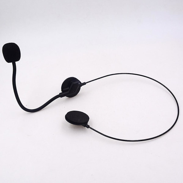 6 kpl Lelumikrofonikuulokkeet asumikrofonirekvisiitta Naamio Fake Headphone Props