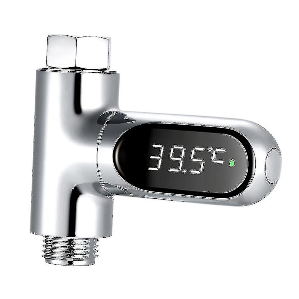 Digitalt brusetermometer / Badetemperaturmonitor Vandtermometer 5~85 Mearing 360 Rotatable Led-display til baby ældre