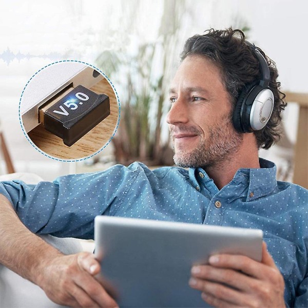 Auton USB Bluetooth 5.0-sovitin Lähetin Bluetooth äänivastaanotin Langaton USB sovittimen laajennus Auto-elektroniikkatarvikkeet| |