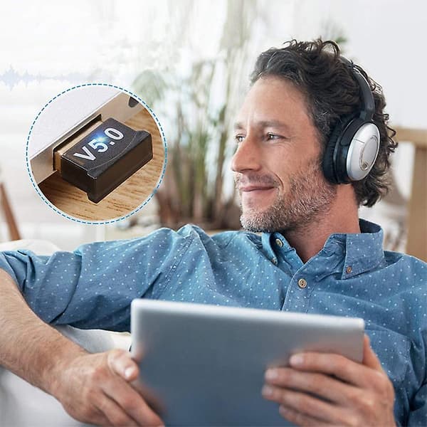 Bil USB Bluetooth 5.0 Adapter Sender Bluetooth Audio Mottaker Trådløs USB Adapter Utvidelse Bil Elektronikk Tilbehør| |