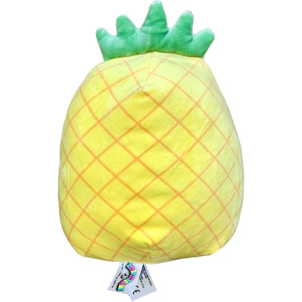 Squishmallow 8 tuuman Maui Ananas Pehmolelu, Super Pillow Pehmeä Pehmoeläin, Keltainen