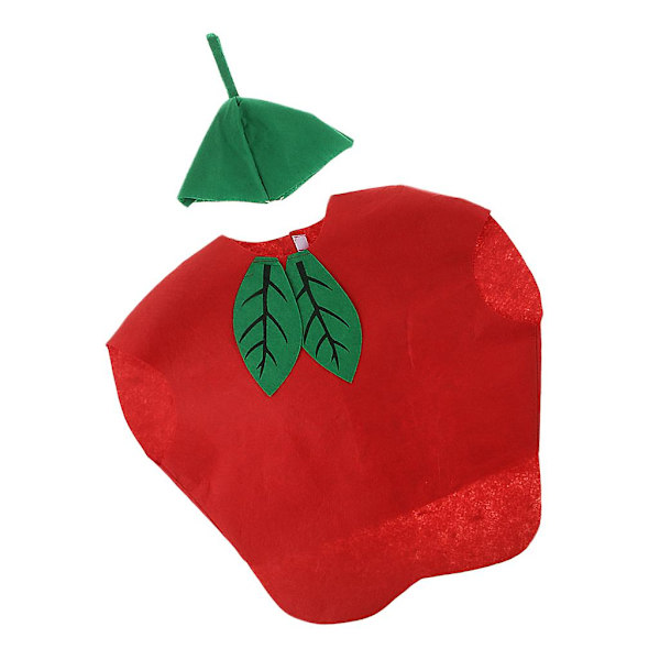 Lasten yksiosainen omenaasu kuitukangas Fruit Outfit juhlamekko