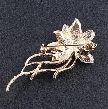Dame Blomst Blomster Brudebukett Brosjer Pin