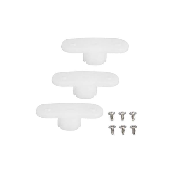 3 stk frontlysklemme, ABS frontlysklemmer frontlystrimklemme for Discovery 1 2 (hvit) White