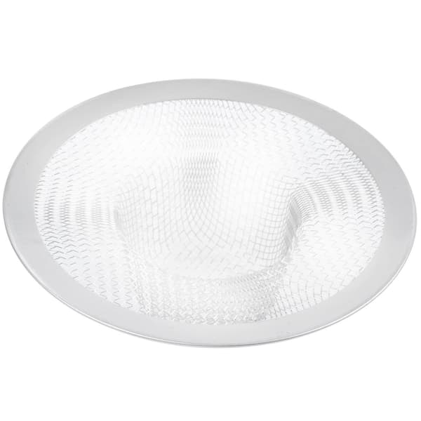 Afløbskurv i rustfrit stål, si til vask, 3,5 tommer topdiameter