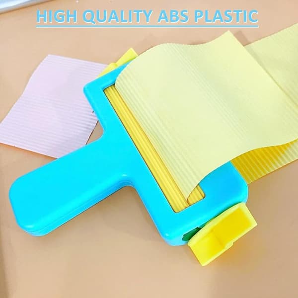 Papir Quilling Crimper Slip Wave Shaper LighTool Papir Wave Shaper Making T Making Folder Blomst Origami Håndværk