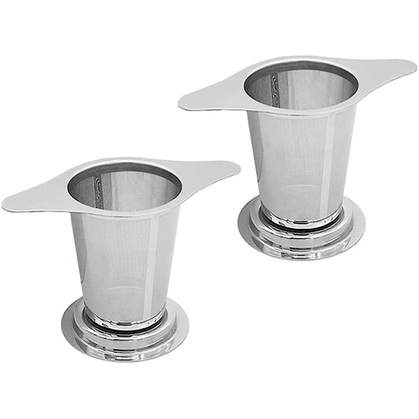 304 te-sil i rustfritt stål, 2-pack te-sil i rustfritt stål, Stai