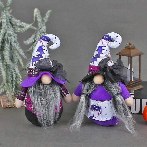 Halloween Dekorationer Häxa Tomte Docka Hänge Dekor Handsömnad Festlayouter