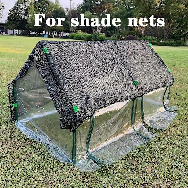 100st Växthusklämma Shading Nätstång Växthusklämma förlängningsstöd