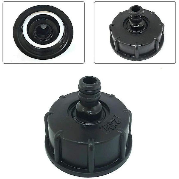 Senrise S60x6 plast Ibc tankadapter Grovgjenget plugg til 1/2" kranadapter for Ibc tonn ventil