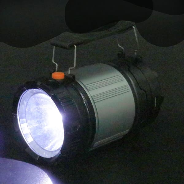 1 stk. LED-campinglys, solcelledrevet