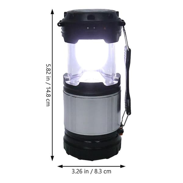 1 stk. LED-campinglys, solcelledrevet