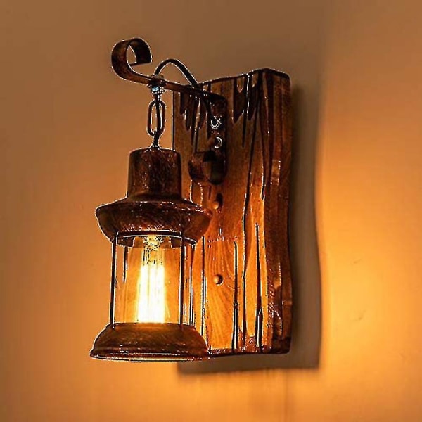 Vägglampshållare Vägglampa Vintage Style för sovrum, vardagsrum