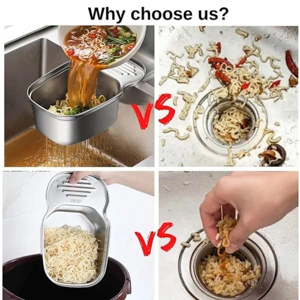 Multifunctional Stainless Steel Sink Strainer