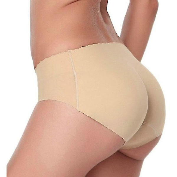 Kvinner sømløs bunnrumpe Push Up Undertøy Black XL