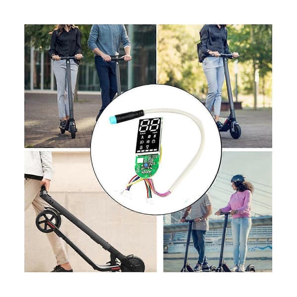 For Pro Scooter Bluetooth Dashboard+Bryterpanel Kretskort Scooter Meter for Elektrisk Scooter As Shown