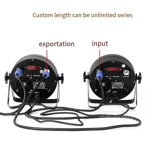 4 stk 1M AC strømkabel for Beam Moving Head Light Beam 5R/7R Moving Head Light Forlengelse Powercon-kabel