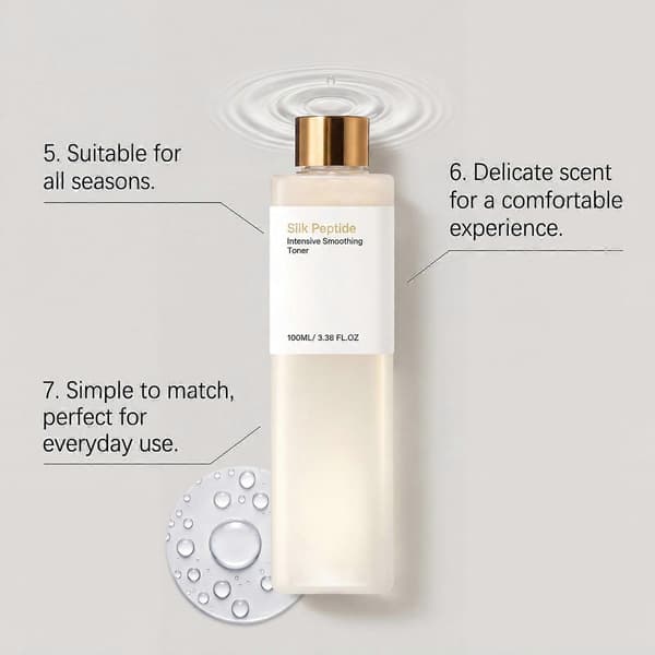 Silk Peptide Intensive Smoothing Toner 100ml Kosteuttava Kasvovesi 1pcs