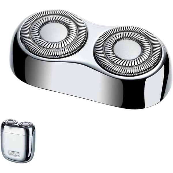 Yoose Erstatningsbarberhode for Mini 2.0 Barbermaskin, Magnetisk og IPX7 Vanntett Grey