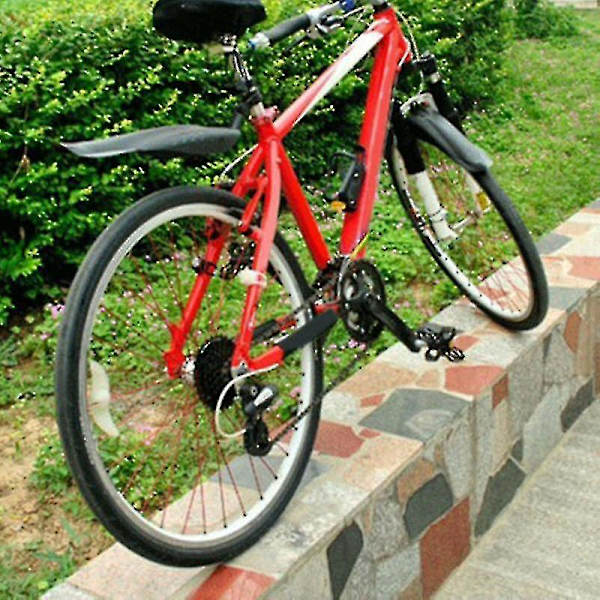 2 st Swallow Tail Mtb delar Cykel Stänkskärm Wings Cykelskärmar Fram Bak-7