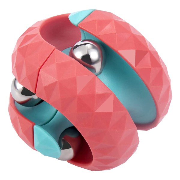 Ball Track Dekompresjon Pinball Finger Gyro Nyhet Intellektuelle leker Kreative dekompresjonsleker Pink One Size