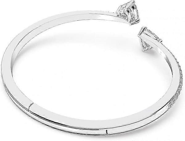 Åpent hjerte hvitt armbånd, egnet for menn og kvinner, beste gave til dine kjære.