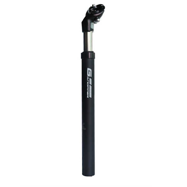 Cykelupphängd sadelstolpe förskjuten dämpning cykel sadelstolpe Shockstop, svart 30,9 mm black