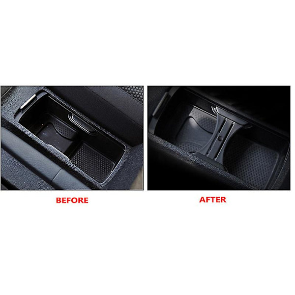 Autokeskuskonsolin paneeli Vesikuppipidike Cup Limit Card Insert Kolikkopaikka Golf Mk6 Gti R20 R Golf 7 7.5 Mk7 Tarvikkeet - Juomatelineet For Golf 6 GTI R20