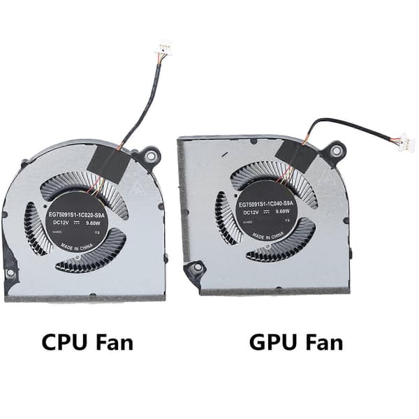 Bærbare computere Køleventilator Radiatorer DC12V 4Pin 4 ledninger Stille GPU CPU-kølere til V 15 ANV15-51 N23Q22 GPU