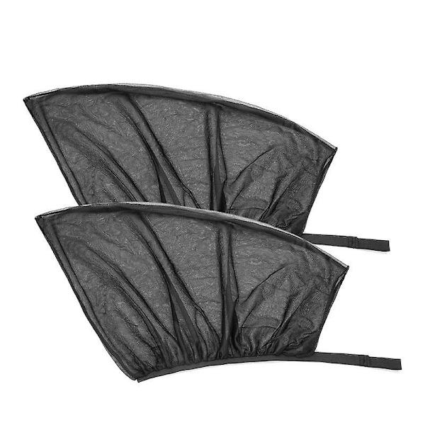 2st Bilstylingtillbehör Solskydd Auto Uv-skydd Gardin Sidofönster Solskydd Mesh Solskydd Fönsterfilmer - Sidofönstersolskydd Front