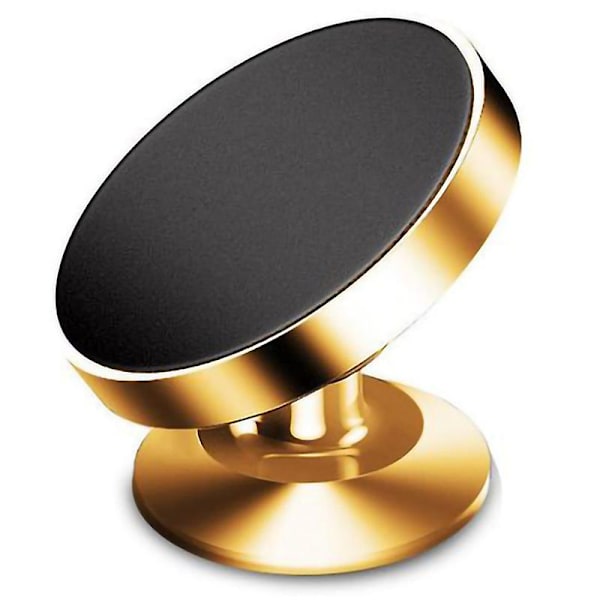 Bil Magnetisk Holder Multifunktion Creative Air Outlet Stærk Magnet Stand Til Iphone Xiaomi Huawei Auto Interiør Tilbehør| | Gold