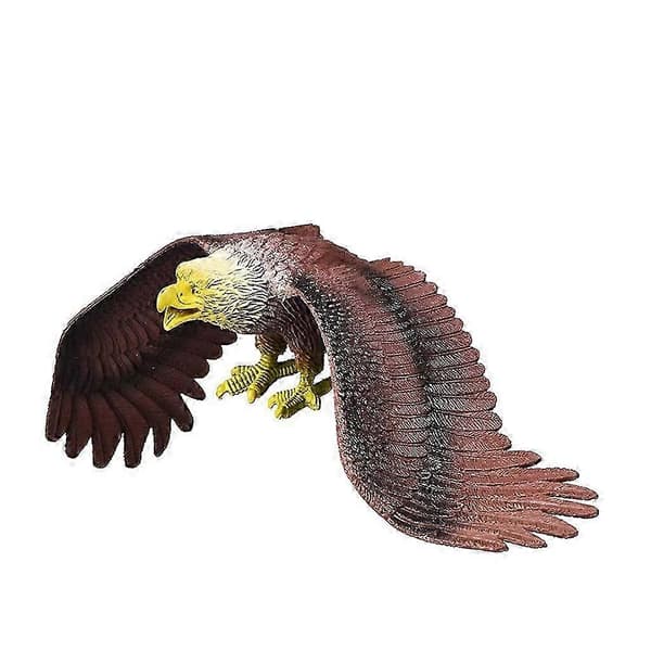 15 tommer realistisk flyvende ørnemodel figur solid statisk figur dyrefuglefigurer interaktiv des