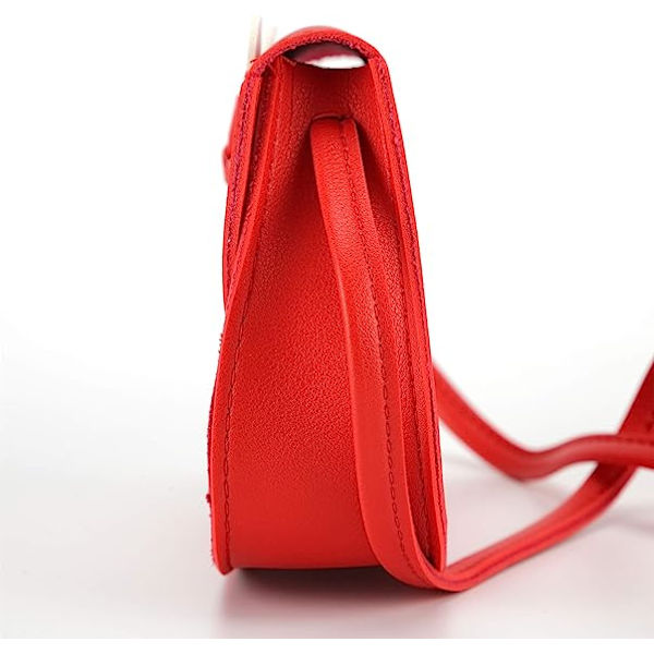 Little Rabbit Ear Bow Crossbody-väska, PU-axelhandväska för barn, flickor, små