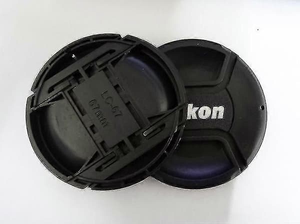 55 mm objektivdæksel til Nikon DSLR-kameraer