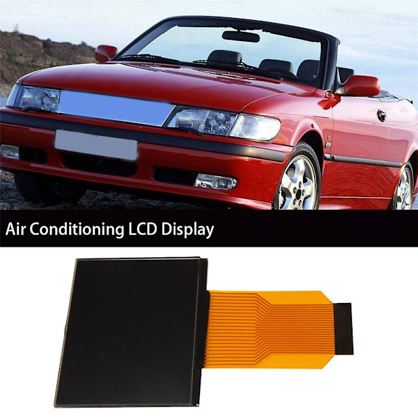 Bil Klimatkontroll Luftkonditionering LCD Skärm för SAAB 93 9-3 1999-2003 Pixel Reparationsskärm Ersättning As Shown