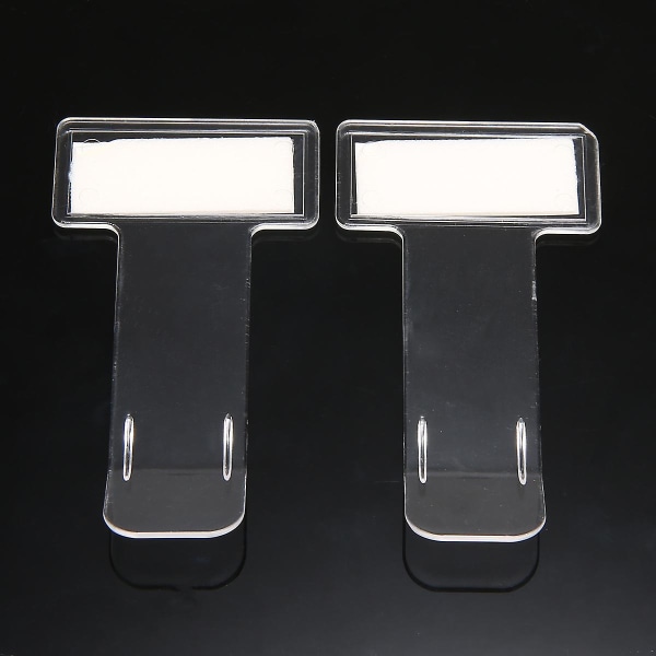2kpl Pysäköintilippupidike Automaattinen kiinnityskortti Laskun pidike Organizer Tuulilasitarrat Lippupidike Auton sisustustarvikkeet| | 2Pcs
