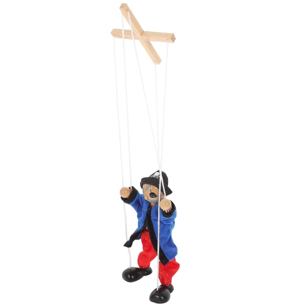Trepirater Marionett i tre - Håndverk - Interessante interaktive leker - Nydelig dukke
