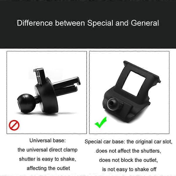 For Toyota Bil Luftutløp Telefonholder Base Not Specif Not Specified 09-14 Highlander
